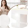Bureau 120x50, met LED-verlichting, 2 lades, 1 deur, modern Productafbeelding-voorbeeld 7