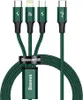 Baseus Rapid Series 3-in-1 cable USB-C For M+L+T 20W 1.5m Anteprima dell’immagine prodotto 2
