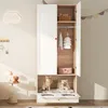Armoire pour enfants Sweiko avec barre de repassage, avec Voir les images du produit 4