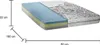 Talamo Italia Materasso Singolo Agnone 80x190x22h cm Anteprima dell’immagine prodotto 3
