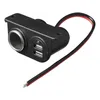 Zásuvka zapalovače pro povrchovou montáž + 2xUSB typ A Náhled obrázku produktu 3