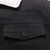 West Coast Choppers Sherpa Lined Canvas Work Jacke Schwarz Produktbild-Vorschau 4