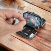 A hand is placing a red game piece onto a miniature battleship board game. Produktbild-Vorschau