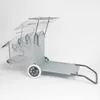 Chaise longue à roulettes avec toit Chaise longue pliante Voir les images du produit 15