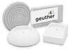 GEUTHER Wandschutzpads Set | Weiß | 4er Set Rund & Eckig | Produktbild-Vorschau 1