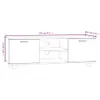 vidaXL TV-Schrank Schwarz 120x40,5x35 cm Holzwerkstoff -  Produktbild-Vorschau 9
