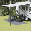 vidaXL Tappeto da tenda blu e grigio 400 x 200 cm in Anteprima dell’immagine prodotto 2