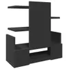 Stolní organizér černý 49 x 20 x 52,5 cm kompozitní dřevo Náhled obrázku produktu 6