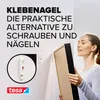 TESA 77774, Drinnen, Hilfshaken, Rot, Weiß, Klebestreifen, Produktbild-Vorschau 3