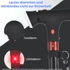 Klappbarer Gehstock mit LED & Alarm, ausziehbar 87–94 cm, Produktbild-Vorschau 3