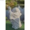 Schöner Buddha aus Steinguss perfekt für den Garten die Produktbild-Vorschau 2