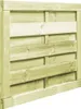 vidaXL Zahradní brána Impregnovaná borovice 100x75 cm Náhled obrázku produktu 3