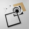 Gerahmtes Poster - Schwarzer Rahmen - Stück Modern Treppe - Produktbild-Vorschau 4