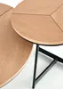 Stolik kawowy KARIDA S 45x45 dąb/czarny Podgląd zdjęcia produktu 14