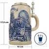 Bierkrug mit Zinndeckel 0,7 L – München Motiv – Produktbild-Vorschau 7