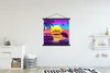 MuchoWow® Textilposter Strand - Insel - Farben 120x120 cm Produktbild-Vorschau 2