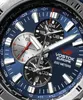 A close-up view of a Vostok Europe watch face, showcasing its multiple dials and world time indicators. Podgląd zdjęcia produktu
