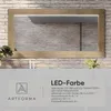 140x100 Rechteckig Rustikal Wandspiegel mit Rahmen Produktbild-Vorschau 4
