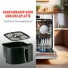 alpina Airfryer XL - Heißluftfritteuse 6L - Air Fryer 2 bis Produktbild-Vorschau 3