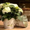 UNUS® Blumentopf 2er Set  Zink Übertopf Pflanztopf Produktbild-Vorschau 2