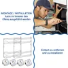 Buchsenset Bosch 00631174 für Einhängegitter Auszug Herd Produktbild-Vorschau 4