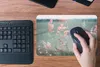 MuchoWow® Mauspad Mousepad Blumen - Wasser - Rosa 27x18 cm Produktbild-Vorschau 3
