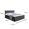ALTDECOR Boxspringbett mit H3 Matratze und Topper - 200 x Produktbild-Vorschau 6