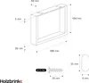 Holzbrink Tischbeine Metall Schwarz | Tischkufen / Produktbild-Vorschau 5