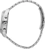 A side view of a silver Maserati watch with a metal band. Náhľad obrázku produktu