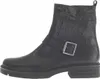 A black leather boot is shown against a white background. Produktbild-Vorschau