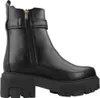 A black Guess boot is shown against a white background. Voir les images du produit
