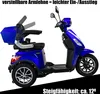 Rolektro E-Trike 25 V.3 Blau - 25 km/h - Lithium-Akku Produktbild-Vorschau 5