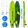 Thunder Cyber Stand Up Paddle Board 320 x 75 x 15 cm Verde Anteprima dell’immagine prodotto 2