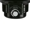 Close-up of the air control system on a black grill. Produktbild-Vorschau