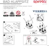 Spirella Prof, Wolnostojący, Stal, Chrom, Biały Podgląd zdjęcia produktu 5