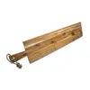 Tavola da portata XXL in teak con manico - 100 x 20 cm - Anteprima dell’immagine prodotto 3