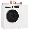 Badezimmer-Waschmaschinenschrank mit Türen POLA NP 1D WEISS Produktbild-Vorschau 6