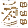 QLS set parete di arrampicata per gatti XXL ponte sospeso Anteprima dell’immagine prodotto 7