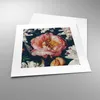 Poster - Poster ohne Rahmen - Blumen Pfingstrose Holzig - Produktbild-Vorschau 3