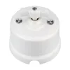 Aufputz Porzellan Retro Rotary Taster I QR1 weiß Produktbild-Vorschau 1