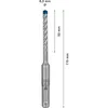 Hammerbohrer Expert SDS-7X D.6mm Arbeits-L.100mm L.165mm Produktbild-Vorschau 9