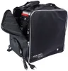 A black ski boot bag with a ski boot partially visible inside. Produktbild-Vorschau