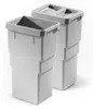 Coppia di bidoni interni Hailo 1107229 grigio chiaro 2x 13 Anteprima dell’immagine prodotto 1