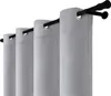 Vorhänge aus Velours mit Ösen 140x240 cm 2 Stücke Grau Produktbild-Vorschau 7