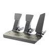 A set of three racing pedals on a metallic base, shown against a white background. Produktbild-Vorschau