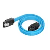 deleyCON 60 cm SATA 3 Kabel Nylon 6 Gbit/s Datenkabel SATA Produktbild-Vorschau 3
