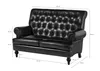 MASSIVMOEBEL24 Sofa 2-Sitzer Echtleder 140x84x94 braun Produktbild-Vorschau 8