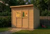 Alpholz Gerätehaus Alster 251x254cm Naturbelassen mit 19mm Produktbild-Vorschau 8