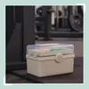 Relaxdays Apothekenbox, 7 Fächer, Erste Hilfe Kasten Produktbild-Vorschau 3
