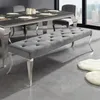 riess-ambiente Sitzbank MODERN BAROCK DELUXE 170cm grau Produktbild-Vorschau 1